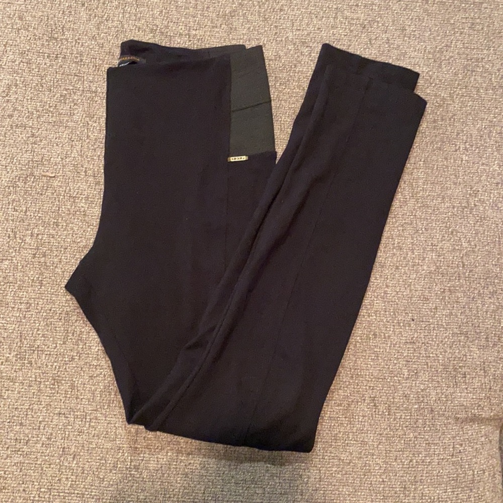 BCBGMAXAZRIA BLACK SKINNY PANTS SIZE L